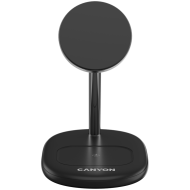 CANYON wireless charger WCS-205 15W Qi2 2in1 w/o adapter Black