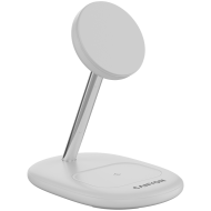 CANYON wireless charger WCS-205 15W Qi2 2in1 White