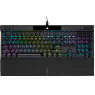 Corsair K70 RGB PRO Optical-Mechanical Gaming Keyboard, Backlit RGB LED, CORSAIR OPX, Black, Black PBT Keycaps, EAN:0840006660163