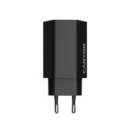 CANYON charger HEXAGON 65 GaN 65W 2xPD 1xQC EU Black