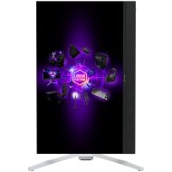 LORGAR 27MP1, UHD MiniLED Gaming Monitor Pro, 27'' (3840*2160) fast IPS flat monitor, black/milky grey