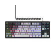 LORGAR Azar 514TKL, Wired RGB mechanical gaming keyboard, white, EN layout