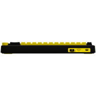 LORGAR KBP70MW, Wireless 65% Mechanical Gaming Keyboard Pro, Black/yellow, EN layout