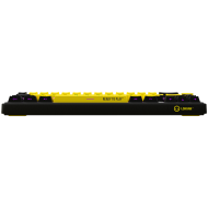LORGAR KBP70MW, Wireless 65% Mechanical Gaming Keyboard Pro, Black/yellow, EN layout