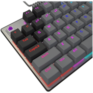 LORGAR Azar 514TKL, Wired RGB mechanical gaming keyboard, black, EN layout