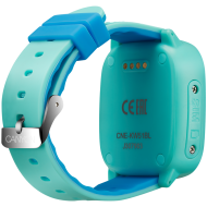 CANYON Polly KW-51 Kids smartwatch, 1.22 inch colorful screen, SOS button, single SIM,32+32MB, GSM(850/900/1800/1900MHz), IP68 waterproof, Wifi, GPS, 420mAh, compatibility with iOS and android, Blue, host: 46*40*15MM, strap: 180*20mm, 46g