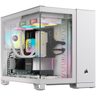Corsair 2500X Tempered Glass mATX Mid-Tower, White
