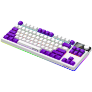 LORGAR KBP70TKLW, Wireless TKL Mechanical Gaming Keyboard Pro, White, EN layout