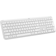 LOGITECH SIGNATURE SLIM WIRELESS KEYBOARD K950 - OFF WHITE - US INT'L - 2.4GHZ/BT - INTNL-973