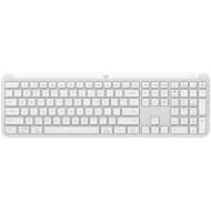 LOGITECH SIGNATURE SLIM WIRELESS KEYBOARD K950 - OFF WHITE - US INT'L - 2.4GHZ/BT - INTNL-973