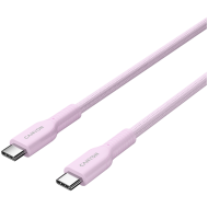 CANYON cable OnWire 60CL C-C 60W COLOR Braided 1m Pink