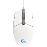 LOGITECH G102 LIGHTSYNC Corded Gaming Mouse - WHITE - USB - EER