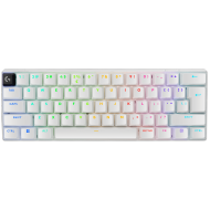 LOGITECH G PRO X 60 LIGHTSPEED Wireless Gaming Keyboard (Tactile) - WHITE - US INT'L - 2.4GHZ/BT - EMEA28-935 - TACTILE SWITCH