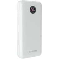 CANYON power bank PB-2002 LED 20000 mAh PD 20W QC 3.0 White