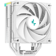 DeepCool AK400 Digital WH, CPU Air Cooler, 1x120mm FK120 PWM Fan, Digital Display, ARGB, TDP 220W, 4 Heatpipes, White, LGA1700/1200/115x, AMD AM5/AM4, 126x97x156 mm(LxWxH), 3Y, R-AK400-WHADMN-G