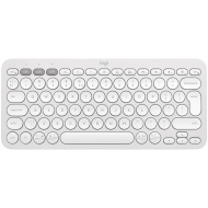 LOGITECH K380S Multi-Device Bluetooth Keyboard - TONAL WHITE - US INT'L