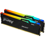 Kingston DRAM 32GB 5600MT/s DDR5 CL36 DIMM (Kit of 2) FURY Beast RGB EXPO