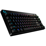 LOGITECH G PRO TKL Corded Mechanical Gaming Keyboard - BLACK - US INT'L - USB - CLICKY