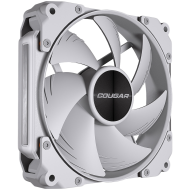 Cougar fan APOLAR 120 ARGB White, Fan Speed 600-2200 RPM±200RPM, Air Flow 75.38 CFM ± 10%, Air Pressure 2.59 mm H2O±10%, HDB Hydro Dynamic Bearing, 490 mm (Fan) / 470 mm (ARGB)