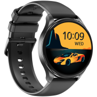 Blackview X20, 1.43-inch OLED 466x466, 380mAh Battery, Oxygen Monitor + Heart Rate Monitoring, Calls and SMS notification, Black