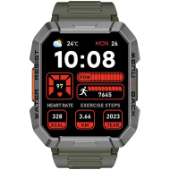 Blackview W60, 2.01inch HD,900mAh Battery, LED Flashlight & Compass Function, 24-hour SpO2 Detection + Heart Rate Monitoring, Monitor Sleep status, Calls and SMS notification, Khaki